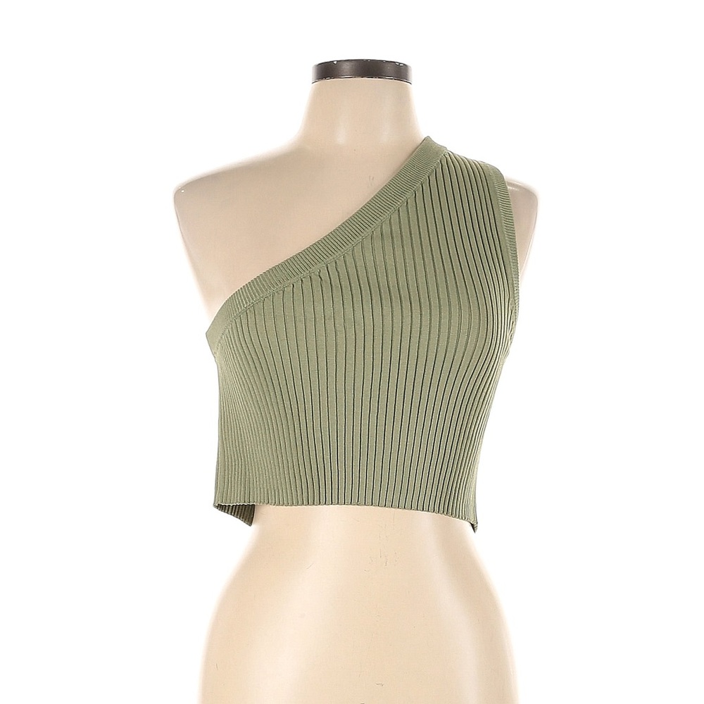 Zara NWOT One-Shoulder Sweater Top